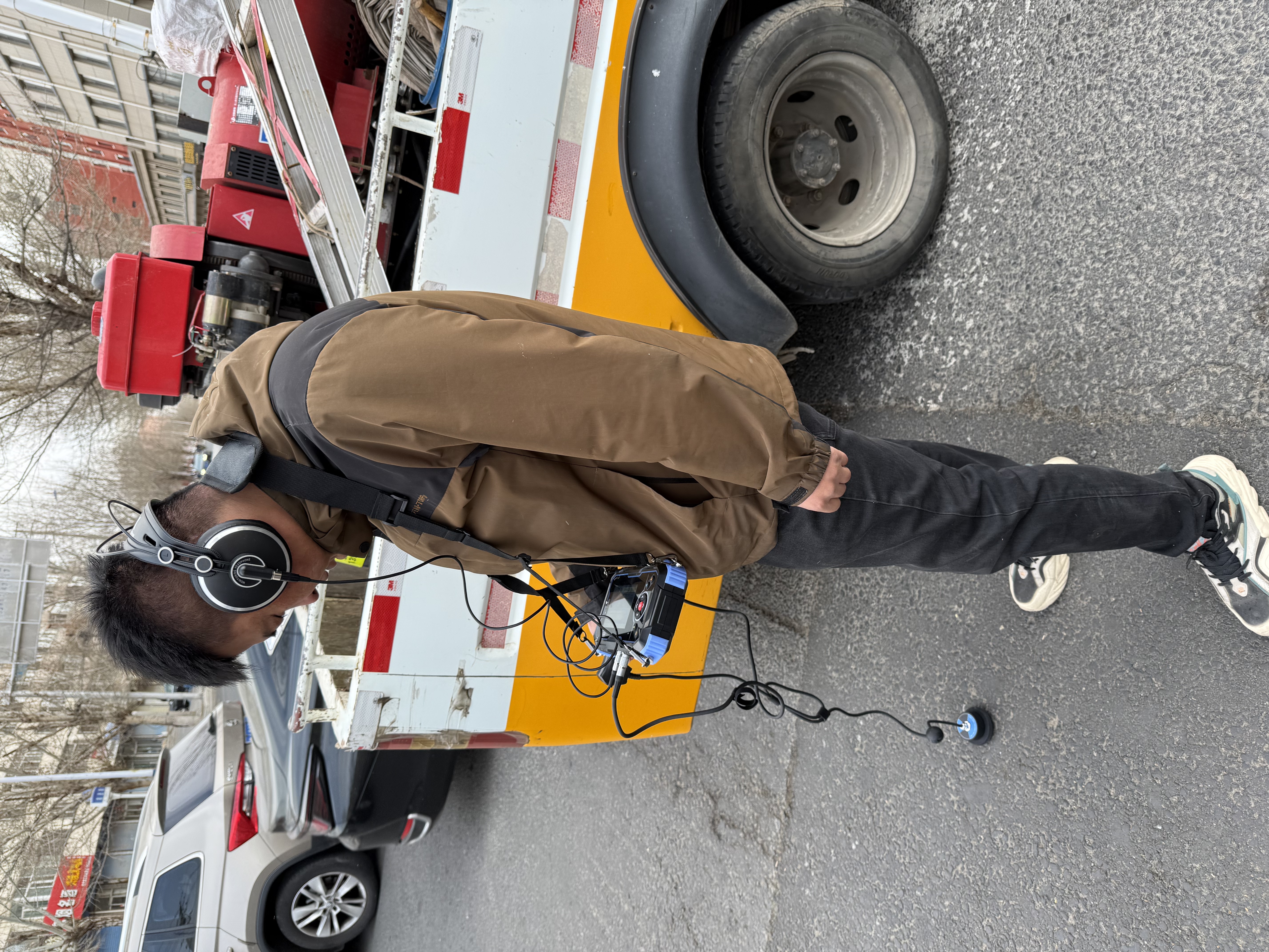 聽漏儀市政測試現場